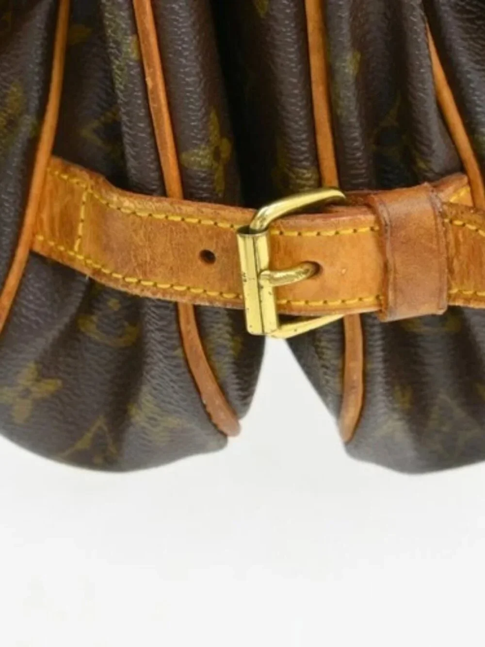 Best05 LOUIS VUITTON MONOGRAM SAUMUR 30 MESSENGER BAG M42256 MB1909 YQ01222